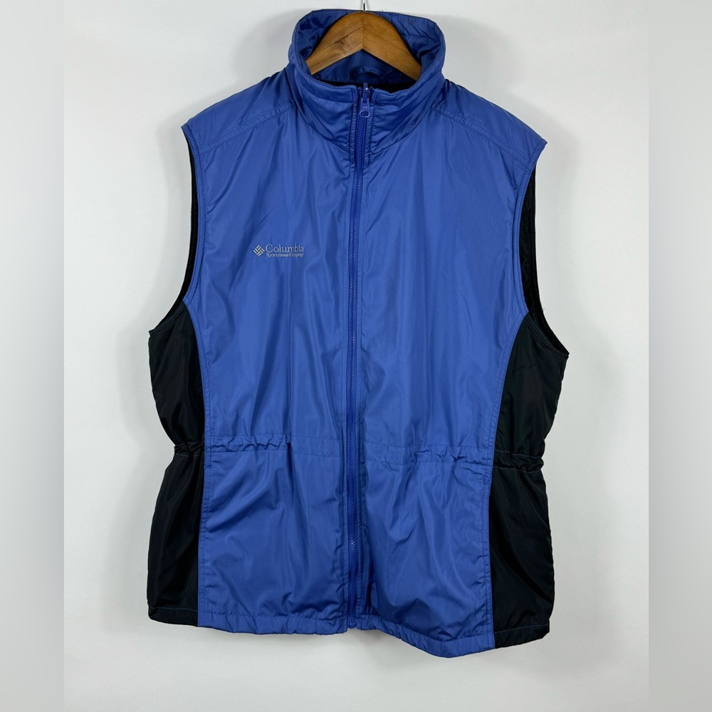 Columbia Women’s Royal Blue And Black Vest Size Large